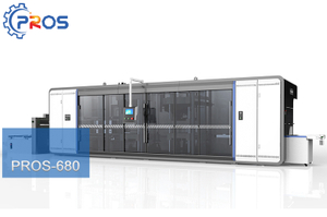 Máquina Termoformadora de 3/4 Estaciónes Automática de Plástico